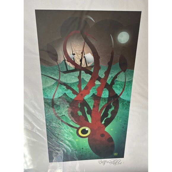 THE Leviathan - by Bryan Fyffe limited art print signed